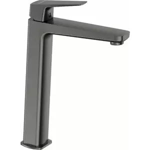 Imagine Baterie lavoar inalta Deante Blur, 29cm negru titan