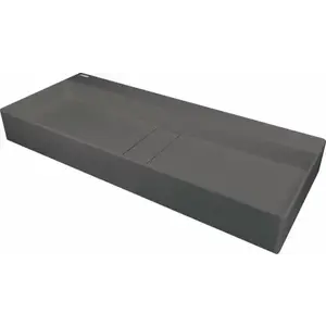 Imagine Lavoar din granit Deante Blur, 80x40x12 cm, antracit metalic