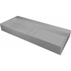 Imagine Lavoar din granit Deante Blur, 80x40x12 cm, gri metalic