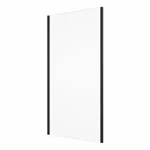 Imagine Perete dus Ronal Divera 90x200 cm, sticla securizata cu grosimea de 6 mm, profil negru mat
