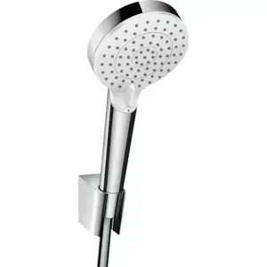 Imagine Set de dus Hansgrohe Crometta pe perete crom-alb