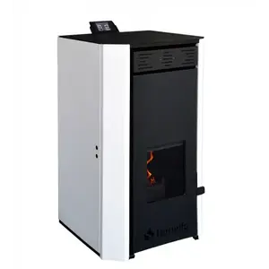 Imagine Termosemineu pe peleti Fornello EVA 25 KW alb
