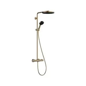 Imagine Sistem de dus Hansgrohe Pulsify S, baterie termostatata, bronz 24236140