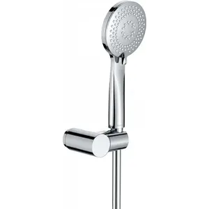 Imagine Set de dus Deante Arnika, cu suport fix, para si furtun 150cm, crom