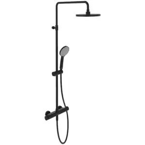 Imagine Sistem de dus perete Villeroy & Boch Universal Showers termostat negru TVS109002000K5