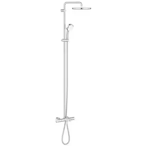 Imagine Sistem dus cu baterie si termostat Grohe Tempesta Cosmopolitan System 250 cu pipa cada