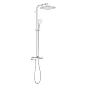 Imagine Sistem de dus Grohe Tempesta 250 Cube cu baterie termostatata crom lucios
