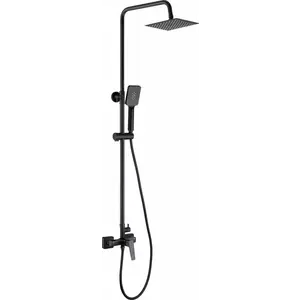 Imagine Sistem dus cu baterie monocomanda Deante Blur, 3 functii, negru mat