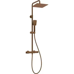 Imagine Sistem de dus termostatat Deante Therm, reglabil, bronz periat