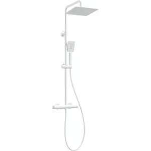 Imagine Sistem de dus termostatat Deante Therm, reglabil, alb mat