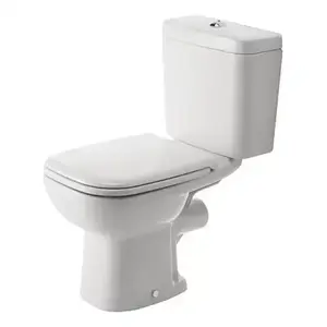 Imagine Vas WC cu montaj pe pardoseala Duravit D-CODE pentru rezervor asezat 35x65 cm