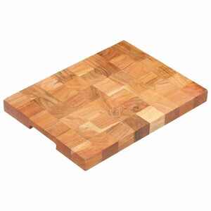 Imagine vidaXL Placă de tocat, 40 x 30 x 3, 8 cm, lemn masiv de acacia
