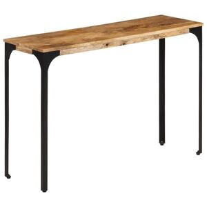 Imagine vidaXL Masă Consolă Maro 110x35x76 cm Lemn de Mango și Fier