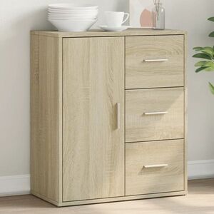 Imagine vidaXL Dulap, stejar sonoma, 60x31x70 cm, lemn prelucrat