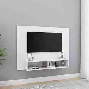 Imagine vidaXL Comodă TV de perete, alb, 120x23, 5x90 cm, PAL