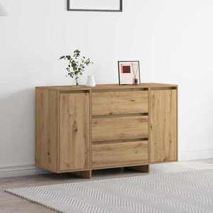 Imagine vidaXL Bufet Stejar Artizanal 120 x 41 x 75 cm Lemn prelucrat
