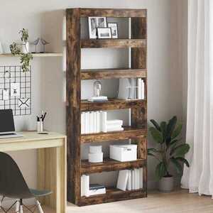 Imagine vidaXL Dulap pentru cărți 6 niveluri 80 x 30 x 198 cm Lemn prelucrat