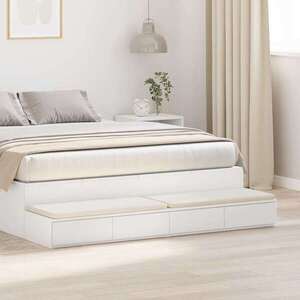 Imagine vidaXL Sertare pentru pat Alb 135 x 36, 5 x 16, 5 cm Lemn prelucrat