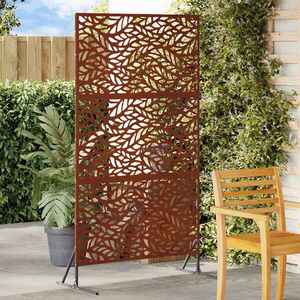 Imagine vidaXL Ecran de intimitate 100 x 50 x 180 cm Ruginit