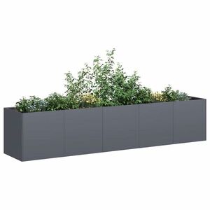 Imagine vidaXL Jardinieră antracit 200x40x40 cm oțel laminat la rece