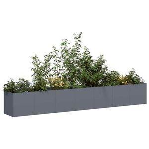 Imagine vidaXL Jardinieră Antracit 280x40x40 cm Oțel laminat la rece