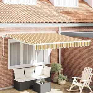 Imagine vidaXL Copertină retractabilă Multicolour 350 x 250 cm