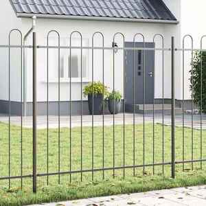 Imagine vidaXL Gard de Grădină BOXTEL 7 buc. 11, 9 x 1, 5 m Gri