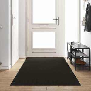 Imagine vidaXL Covoraș de intrare Negru 120 x 350 cm 100% Poliamidă
