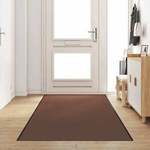 Imagine vidaXL Covoraș de intrare Maro și negru 120 x 400 cm 100% Poliamidă