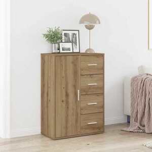 Imagine vidaXL Bufet Stejar Artizanal 60 x 31 x 84 cm Lemn prelucrat
