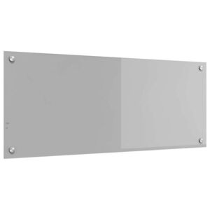 Imagine vidaXL Panou de bucătărie Gri deschis 100 x 40 cm sticlă securizată