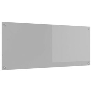 Imagine vidaXL Panou de bucătărie Gri deschis 120 x 50 cm sticlă securizată