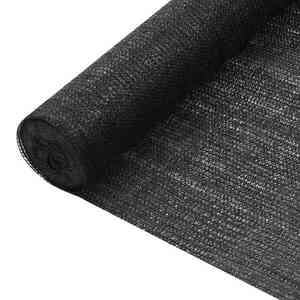 Imagine vidaXL Plasă protecție intimitate, negru, 1, 8x25 m, HDPE, 75 g/m²
