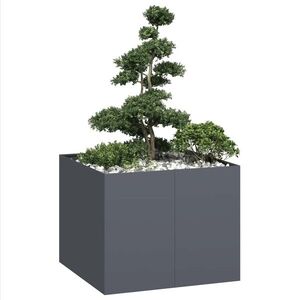 Imagine vidaXL Jardinieră Antracit 100x100x80 cm Oțel