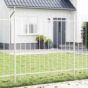 Imagine vidaXL Gard de Grădină WOERDEN 5 buc. 8, 5 x 1, 5 m Alb