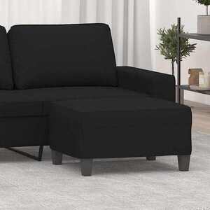 Imagine vidaXL Taburet, negru, 70x55x41 cm, microfibră