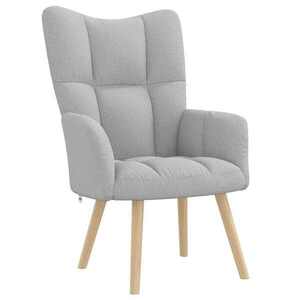 Imagine vidaXL Scaun de relaxare Cloud Grey Fabric