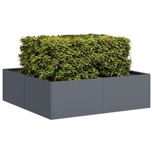 Imagine vidaXL Jardinieră Antracit 100x100x30 cm Oțel