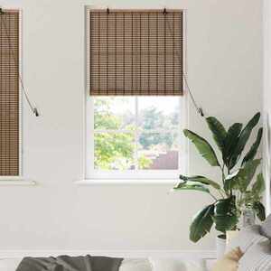 Imagine vidaXL Rulou textil Maro 80 x 160 cm Bambus