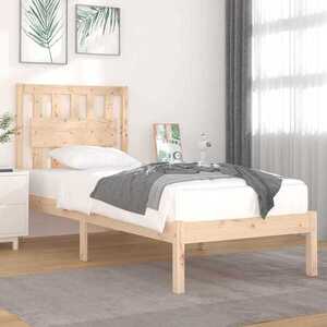 Imagine vidaXL Cadru de pat, 90x200 cm, lemn masiv de pin
