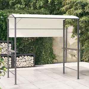 Imagine vidaXL Pavilion cu acoperiș, crem, 220x110x200 cm