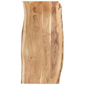 Imagine vidaXL Blat de masă, 118x(50-60)x2, 5 cm, lemn masiv de acacia