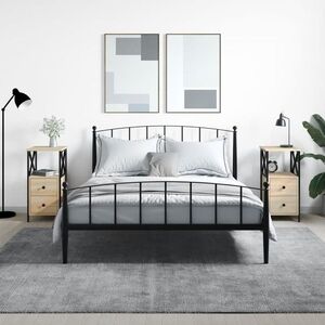 Imagine vidaXL Noptiere, 2 buc., stejar sonoma, 34x35, 5x70 cm, lemn compozit