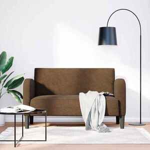Imagine vidaXL Canapea lovesea maro 110 cm piele artificială