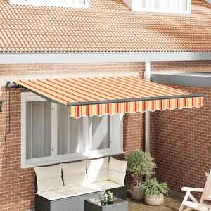 Imagine vidaXL Copertină retractabilă Galben 350 x 200 cm țesătură