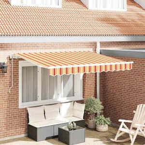 Imagine vidaXL Copertină retractabilă Galben 350 x 200 cm țesătură