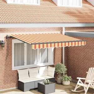 Imagine vidaXL Copertină retractabilă Galben 350 x 200 cm țesătură