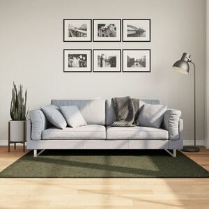 Imagine vidaXL Covor HUARTE, fir scurt moale și lavabil verde pădure 120x170cm
