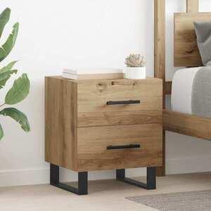 Imagine vidaXL Dulap de noapte Stejar Artizanal 40 x 35 x 47, 5 cm