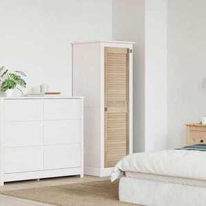 Imagine vidaXL Ușă de Dulap natural 140, 5 x 39, 5 cm Lemn masiv de pin